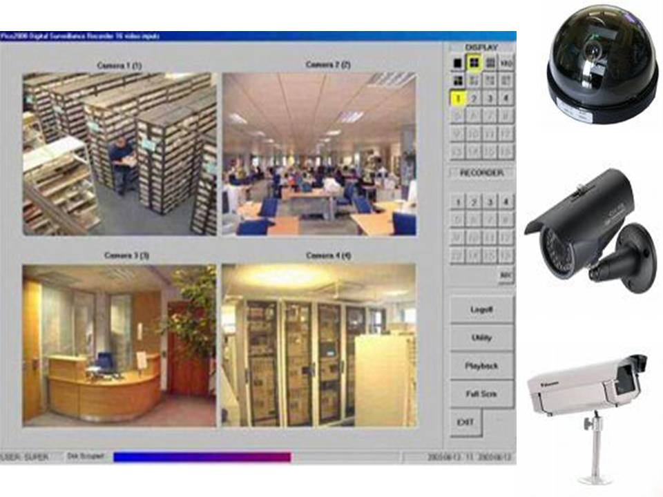 sistemas de vigilancia remoto, tarjeta capturadora de video y camaras para circuitos cerrados de television