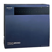 KX-TDA200
128 líneas CO y 128 Extensiones, máximo 216 puertos, (KX-TDA200)
Transmisión de Voz sobre protocolo Internet (VoIP)