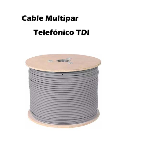 Bobina de Cable Telefónico  Multipar de 12 Pares TDI - Interiora  - 2